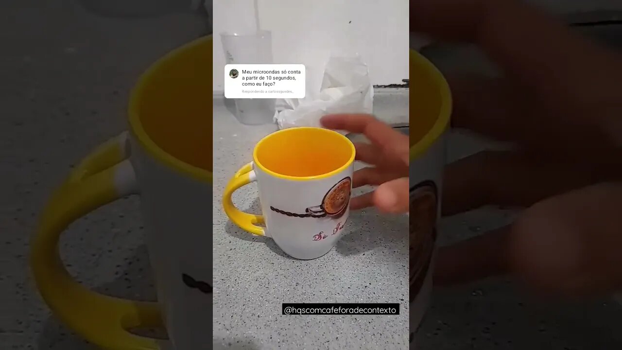 CANECA DE CANHOTO #shorts #DICA #HQSCOMCAFEFORADECONTEXTO