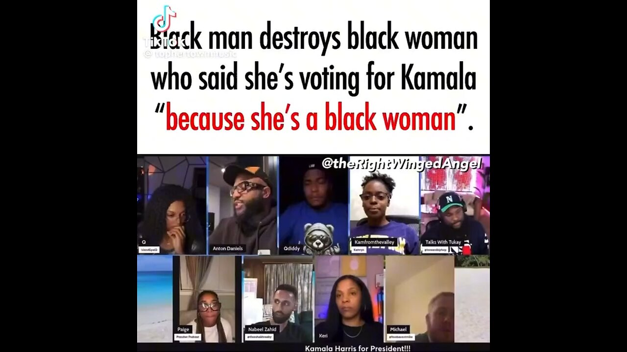 Identity Politics Voting for Kamala