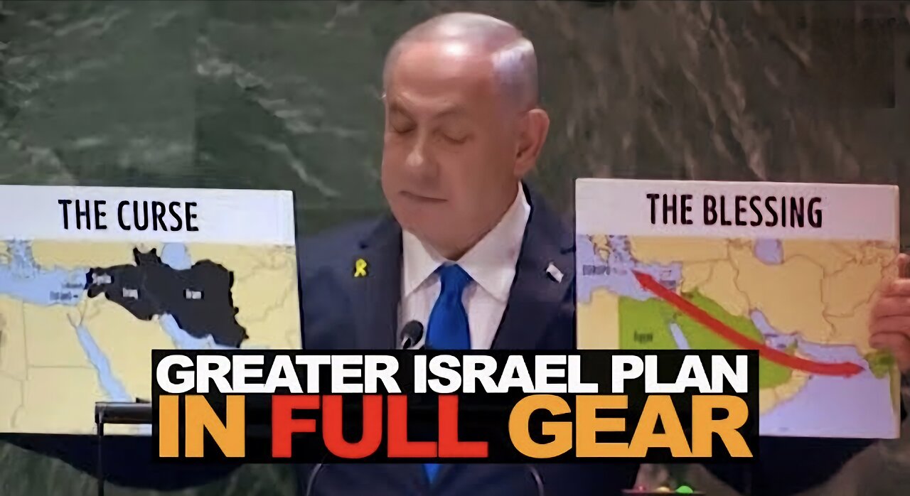 Netanyahu unveils Greater Israel plan at UN