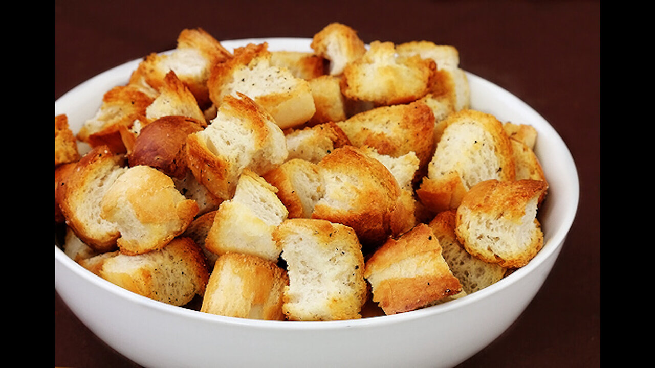 How To Make Croutons From Stale Bread