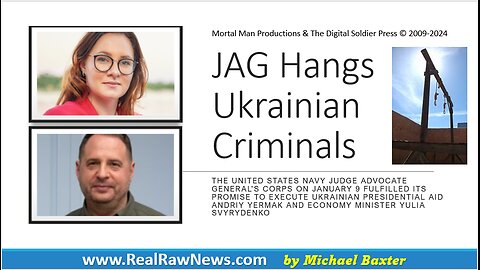 JAG Hangs the Ukrainian Criminals at Camp Blaz, GUAM.