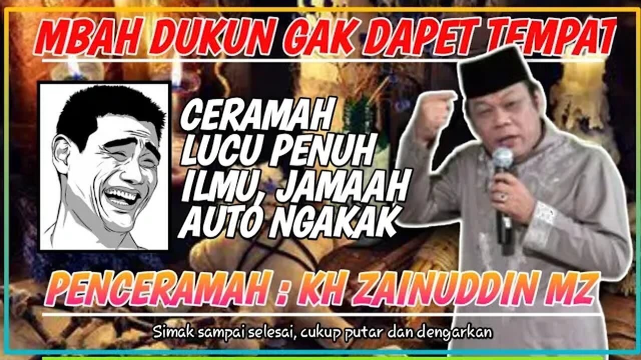 Kh Zainuddin Mz : Mbah Dukun Gak Dapet Tempat