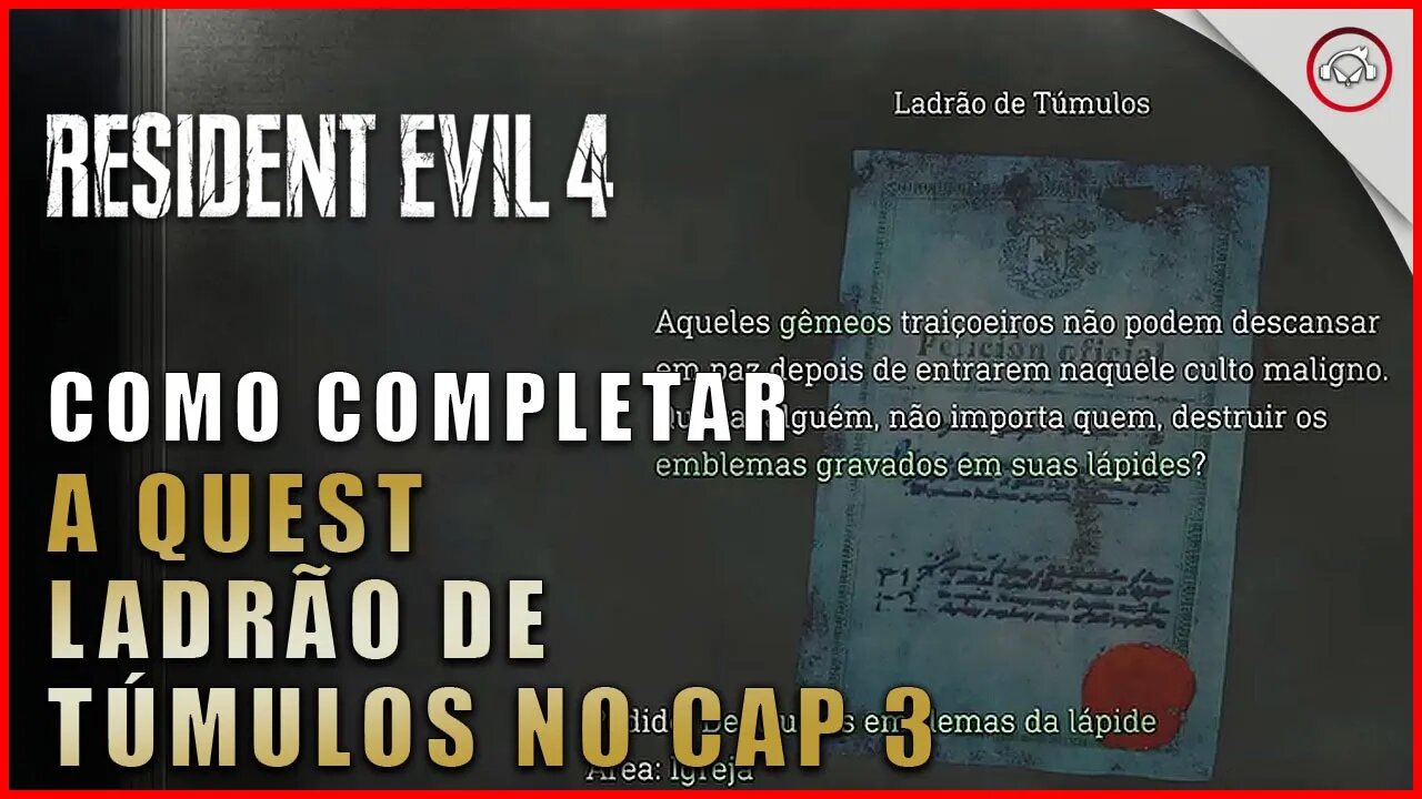 Resident Evil 4 Remake, Como resolver a quest Ladrão de Túmulos no cap 3 | Super-Dica