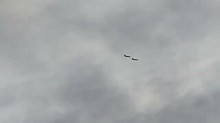 Fighter jets before Air Force Game