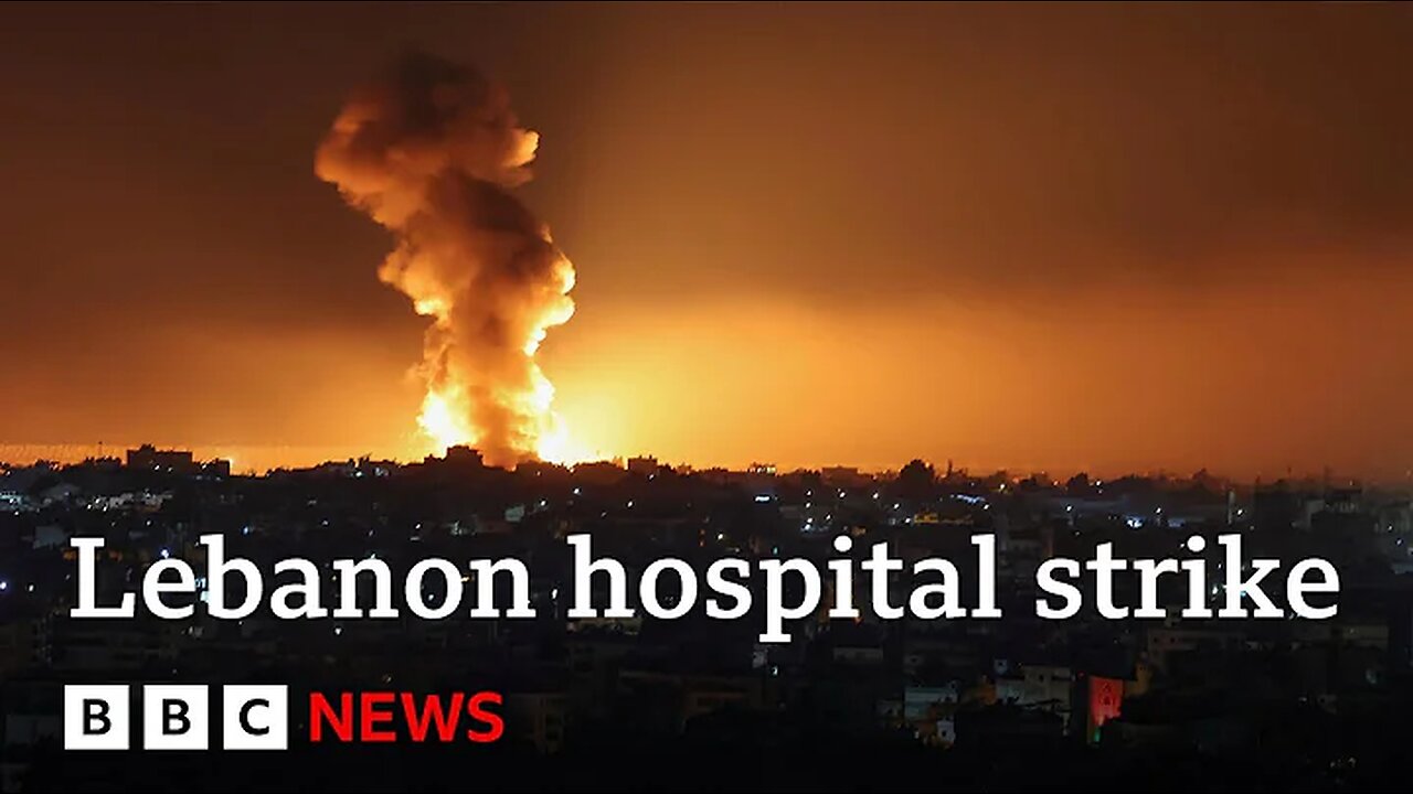 Lebanon says 13 killed in Israeli strike near southern Beirut hospital | BBC News