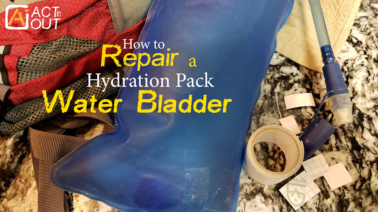 How to Repair a Hydration Bladder for a Hydration Pack - Gear Aid Review