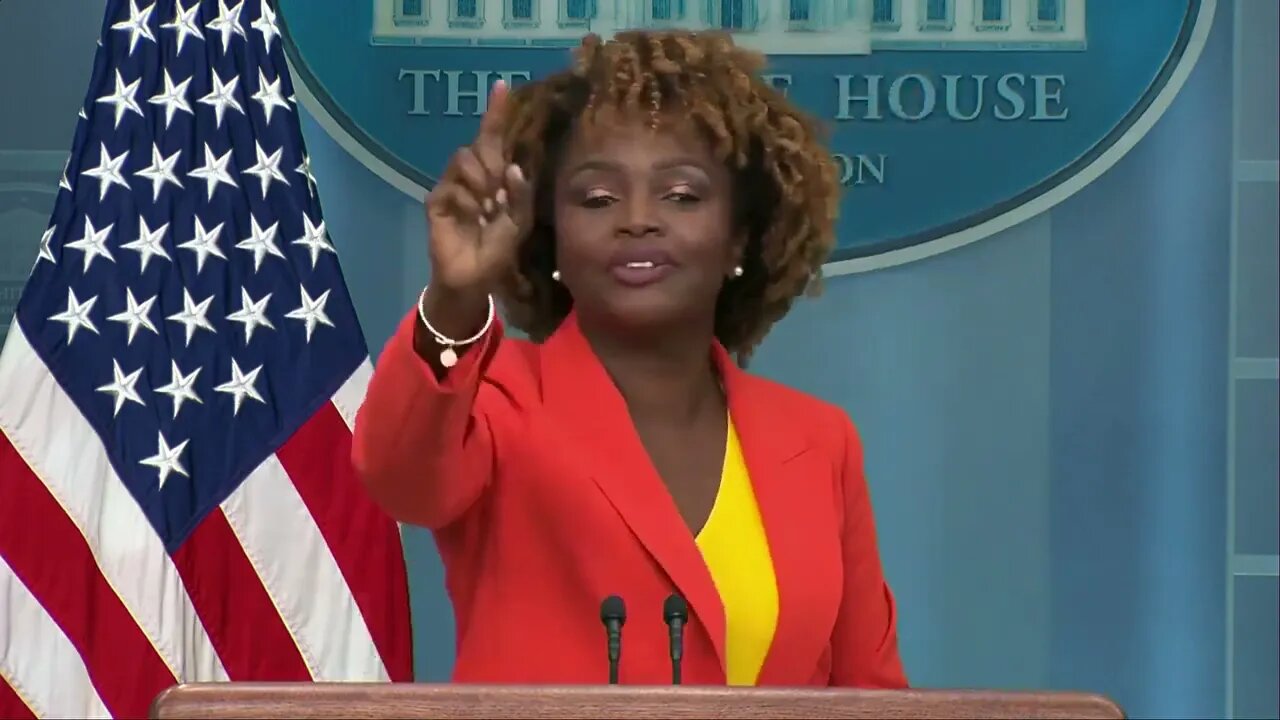 Jean-Pierre REFUSES To Answer Qs On Record 10K Illegal Immigrants Crossing Border In Single Day