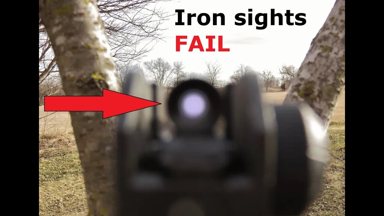 Iron sights are not perfect