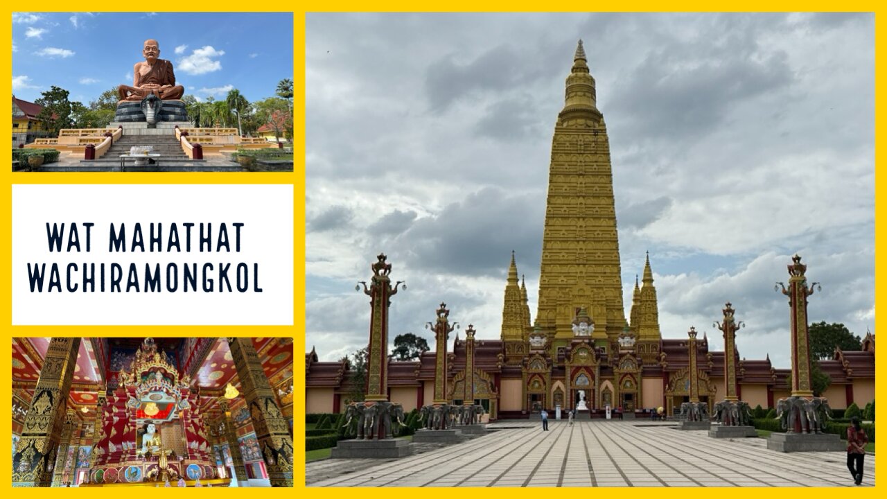 Wat Maha That Wachiramongkol (Wat Bang Thong) - Krabi Thailand - 95 Meter Tall Pagoda