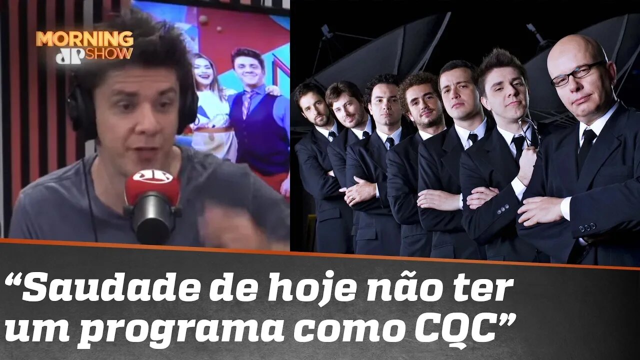 “Sinto saudade de hoje não ter um programa como o CQC”, diz Oscar Filho