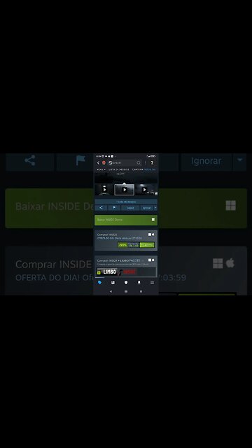 CORRAM! Inside e Limbo em promoção na Steam, até 16/03/2023