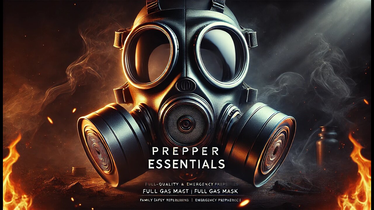 Prepper Essentials: Full Face Gas Mask (TikTok Shop Gas Mask)