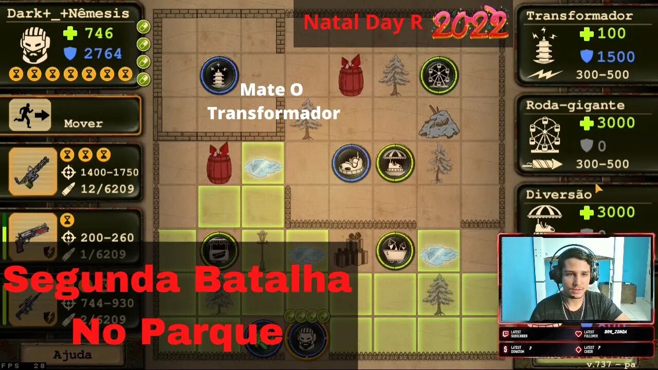 Segunda Batalha No Parque, Mate O Transformador. Day R Survival Evento De Natal Dicas Para Iniciante