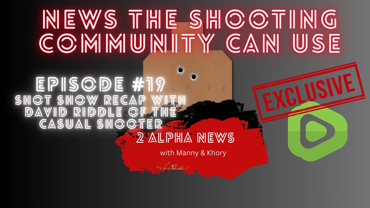 2 Alpha News with Manny and Khory #19 with special guest David Riddle