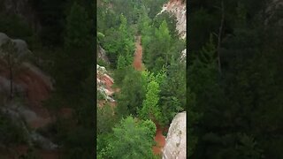 Flying above Providence Canyon, southern Georgia!