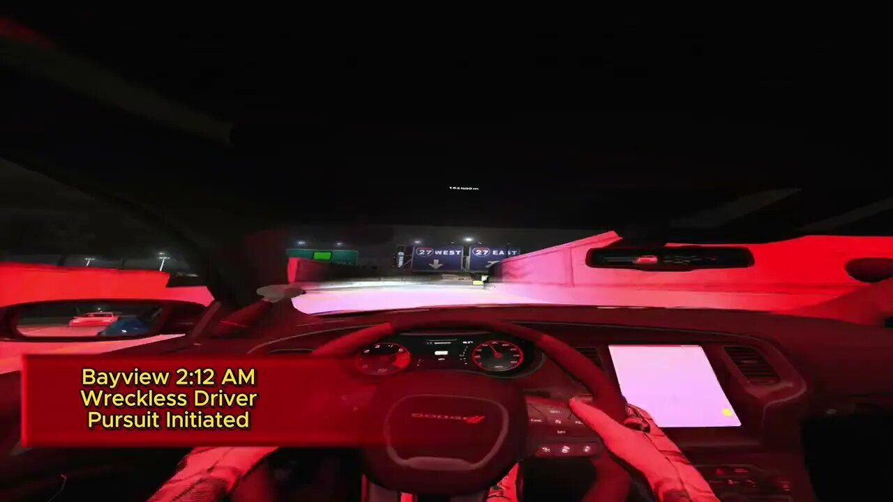 Police chase Corvette / Full Chase Project Sideshows Server
