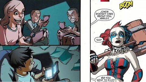 Harley Quinn murders children