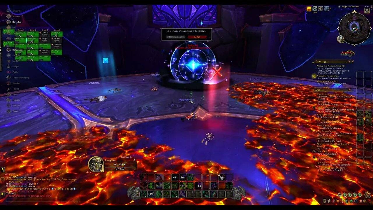 World Of Warcraft Attempting Sarkareth Heroic #002