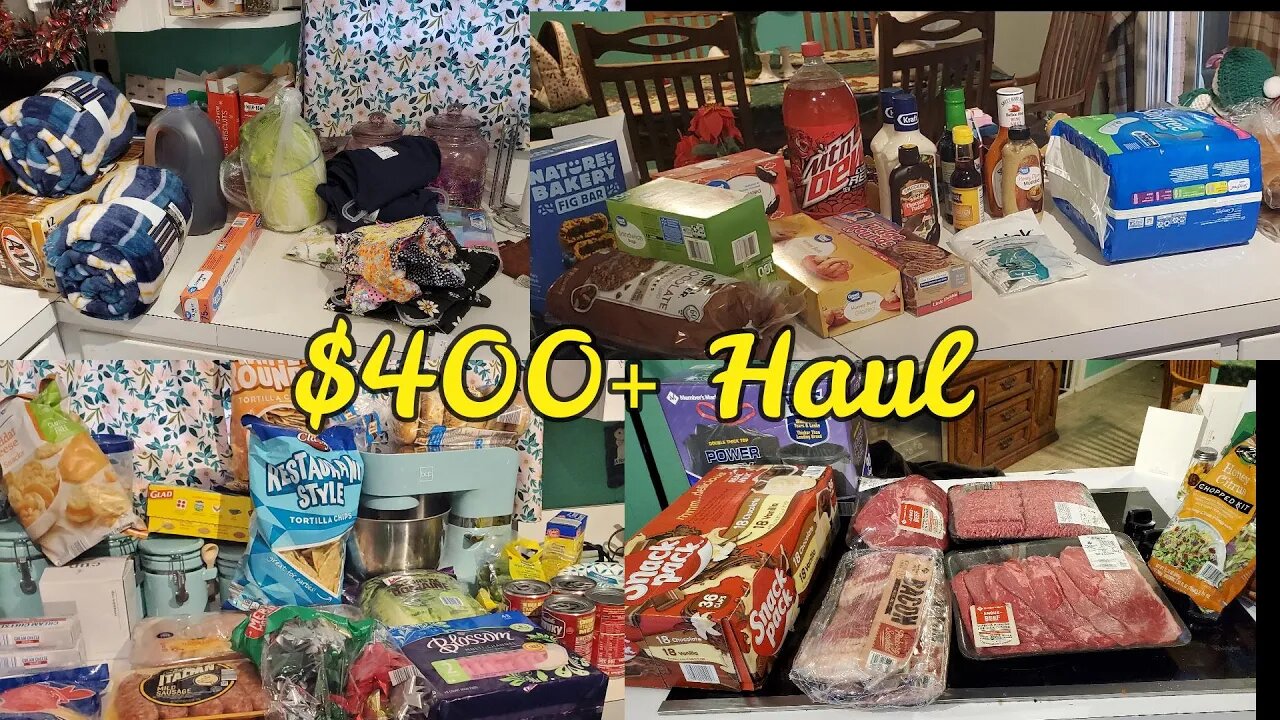 Sams Club Haul / Aldi Haul / Walmart Haul | $400+ Haul | Week of Groceries | Family of 5