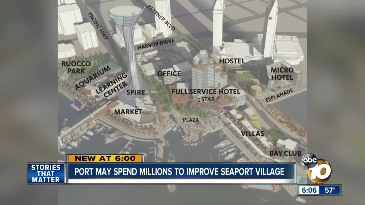 Port of San Diego may spend millions to improve Seaport Village