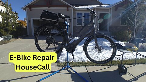 E-Bike Repair Tire installation - House Call November 2024 Denver CO - Bosque Mobile Bicycle Repair