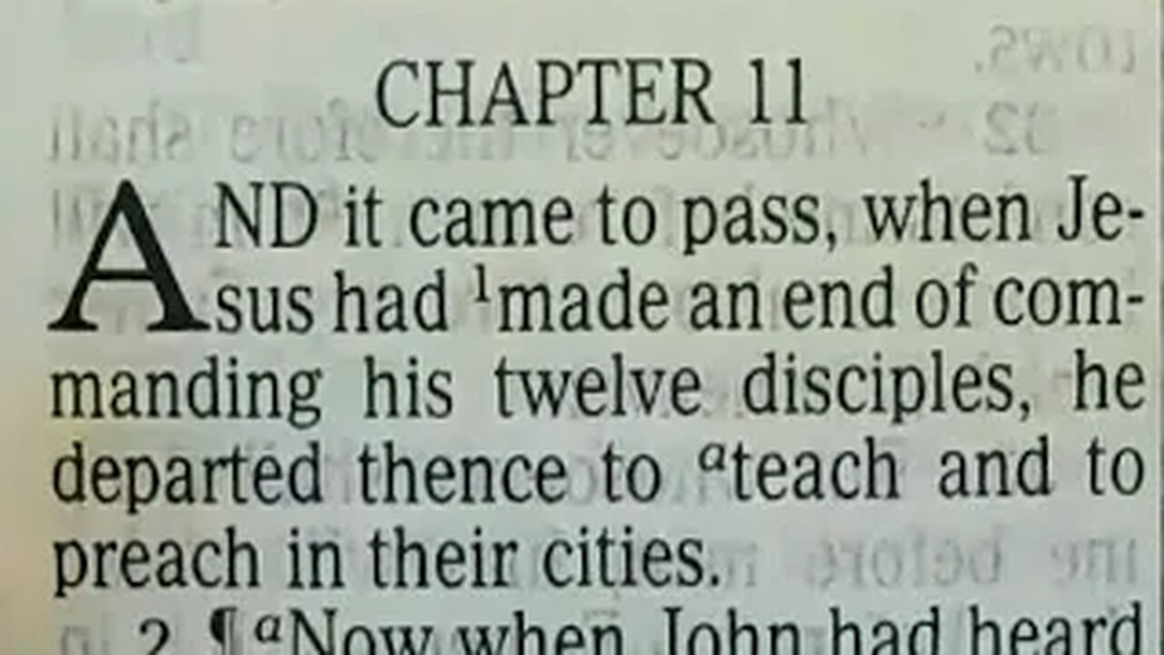 Matthew: Chapters 11-12