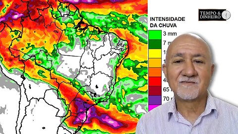 Chuvas Intensas em SC e PR e frio nas regiões Sul e Centro-Oeste