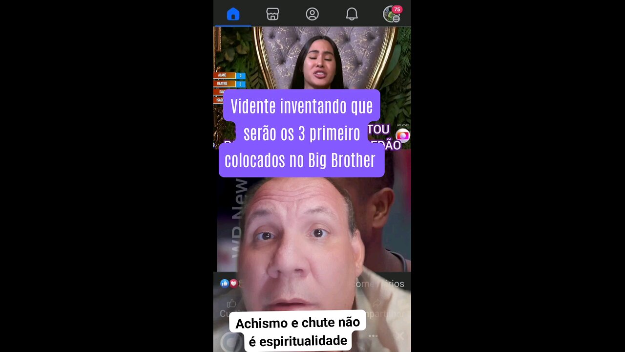 vidente fando do Big Brother Brazil