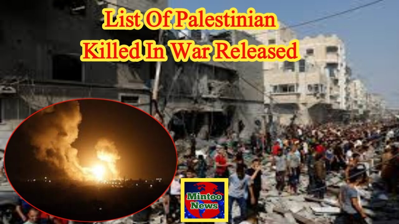 List of Palestinian killed in Israeli bombardment of Gaza