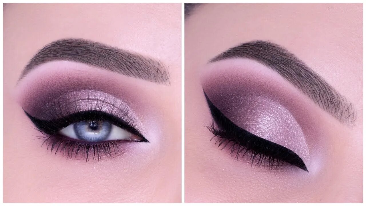 Mauve Cut Crease Tutorial Glam Eye Makeup Look