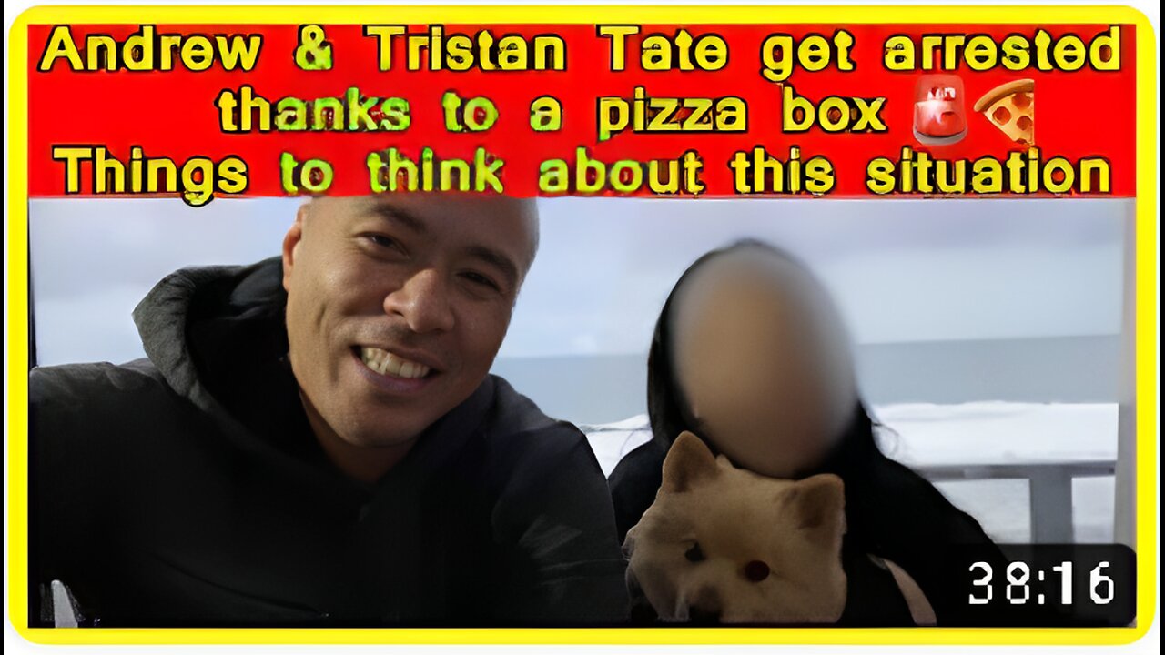 Andrew & Tristan Tate get arrested thanks to a pizza box🚨🍕Things to think about this situation