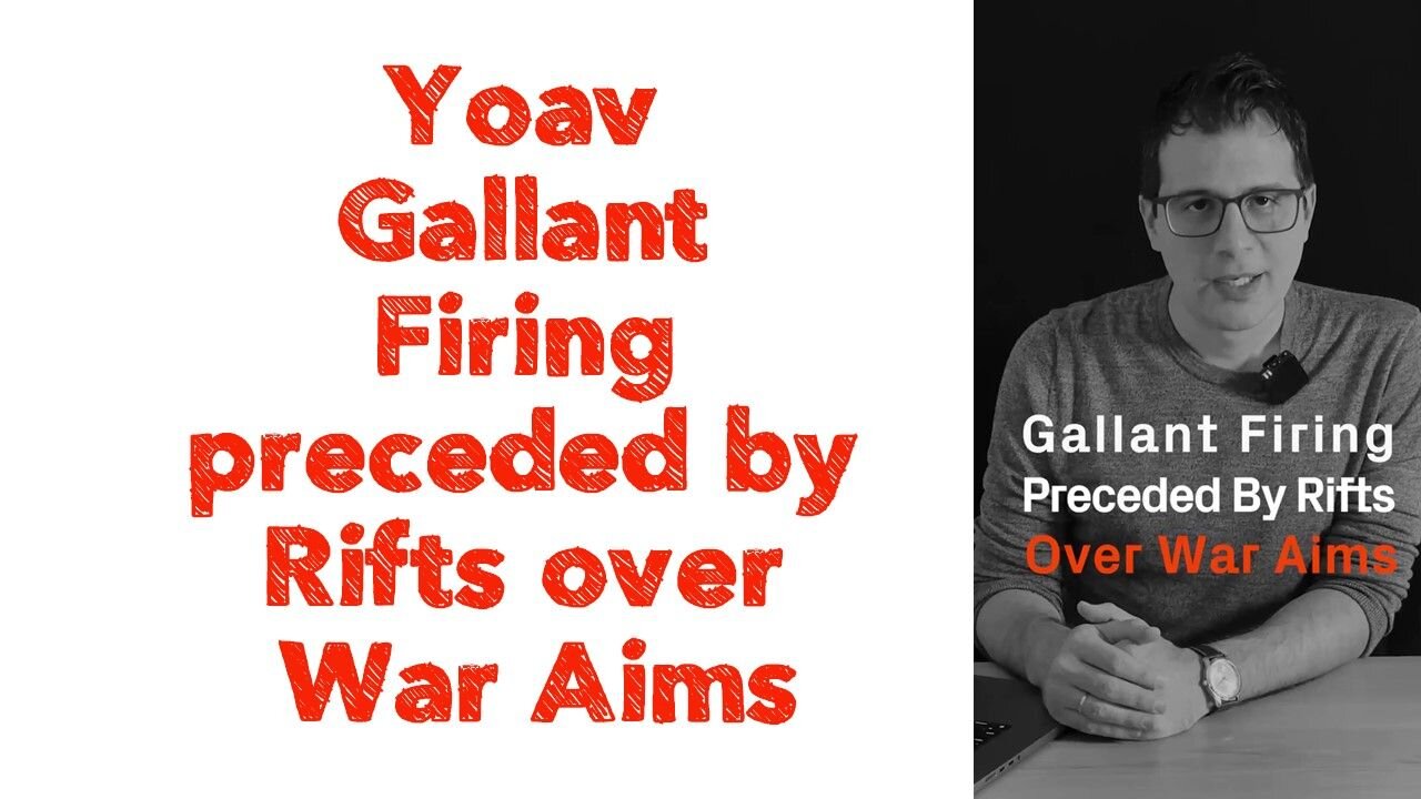 Gallant firing preceded by rift over WAR aims