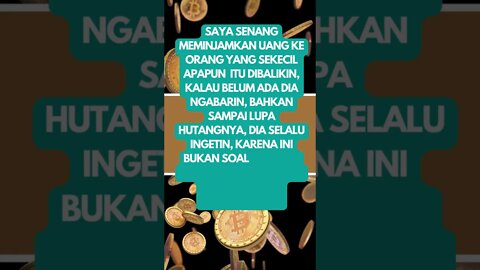 SAYA SENANG PINJAMIN UANG