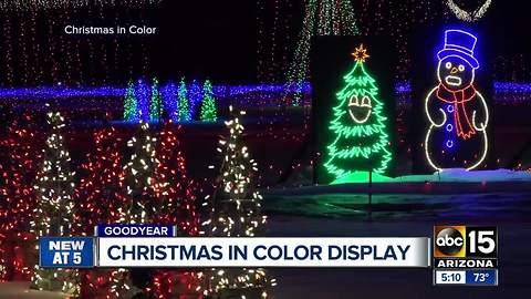 ‘Christmas in Color’ takes over Goodyear