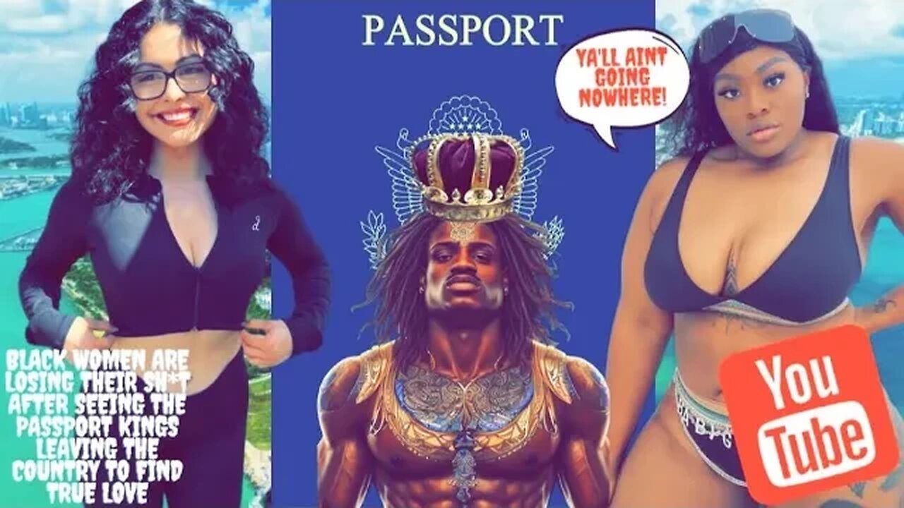 Black Women are Losing Their Minds After Seeing The Passport Kings Leaving The Country For Love