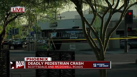 Deadly pedestrian-involved crash in Scottsdale