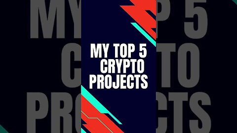 TOP 5 CRYPTOCURRENCY PROJECTS FOR INSANE GAINS #SHORTS