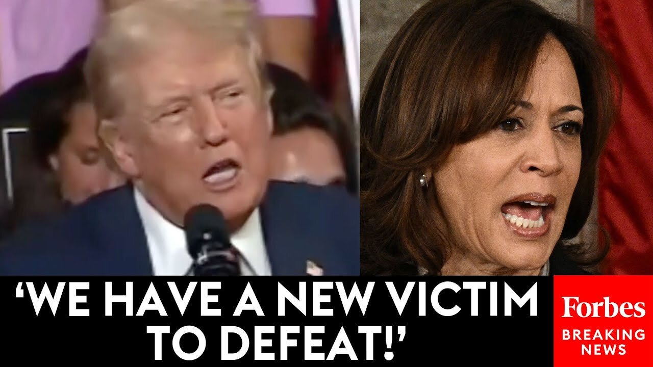 BREAKING: Trump Unveils Vicious Nickname For Kamala Harris After Mocking Biden Withdrawal | NC Rally