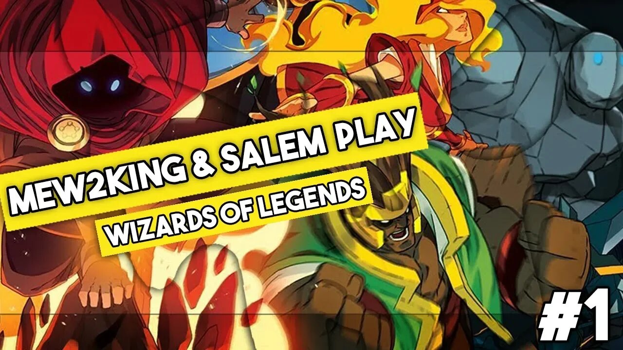 MEW2KING AND SALEM FIGHT EACH OTHER IN WIZARDS OF LEGENDS