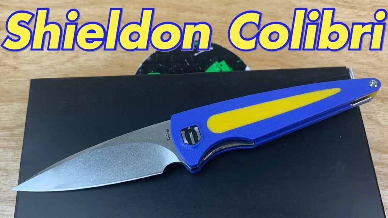 Shieldon Colibri liner lock mini folder ! Max Tkachuk design !