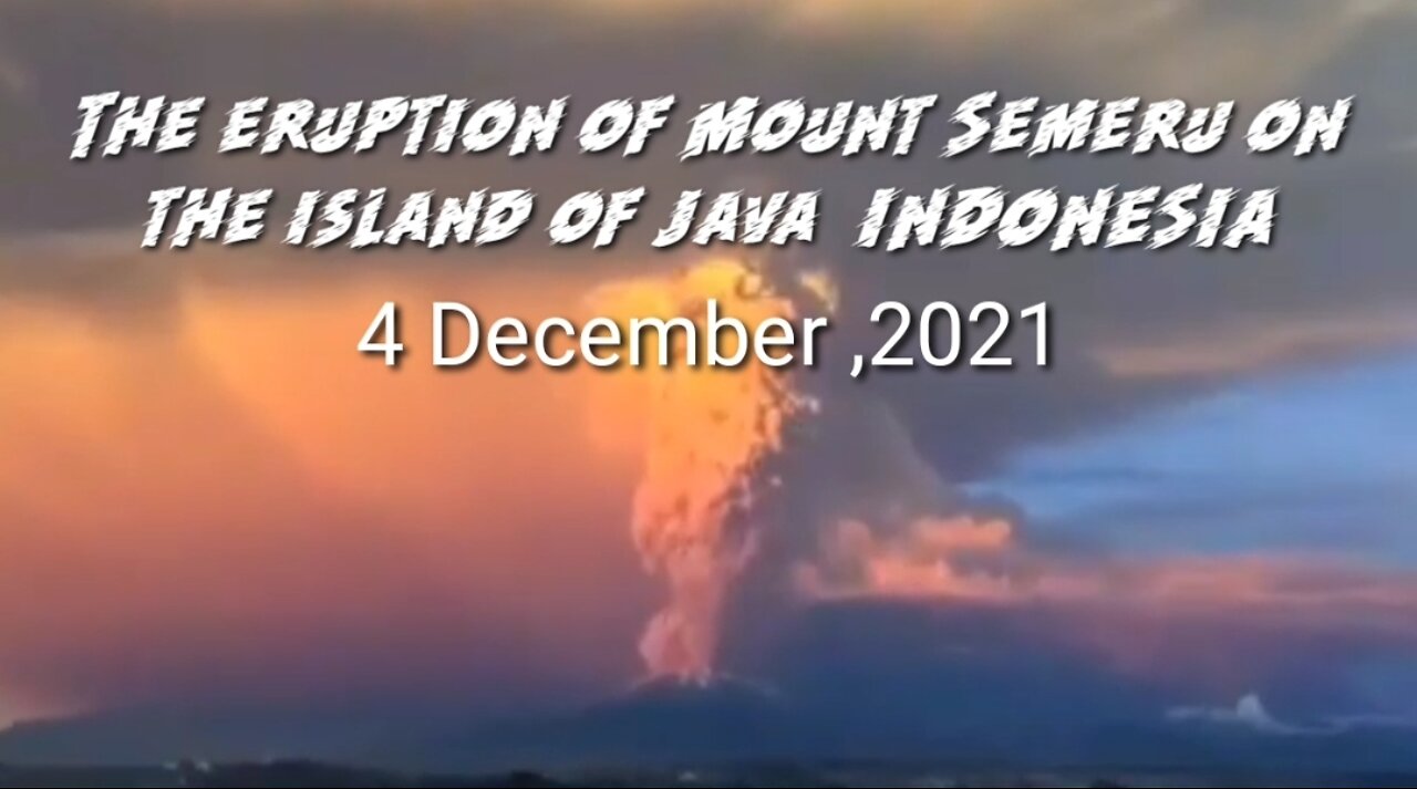 Mount Semeru Eruption