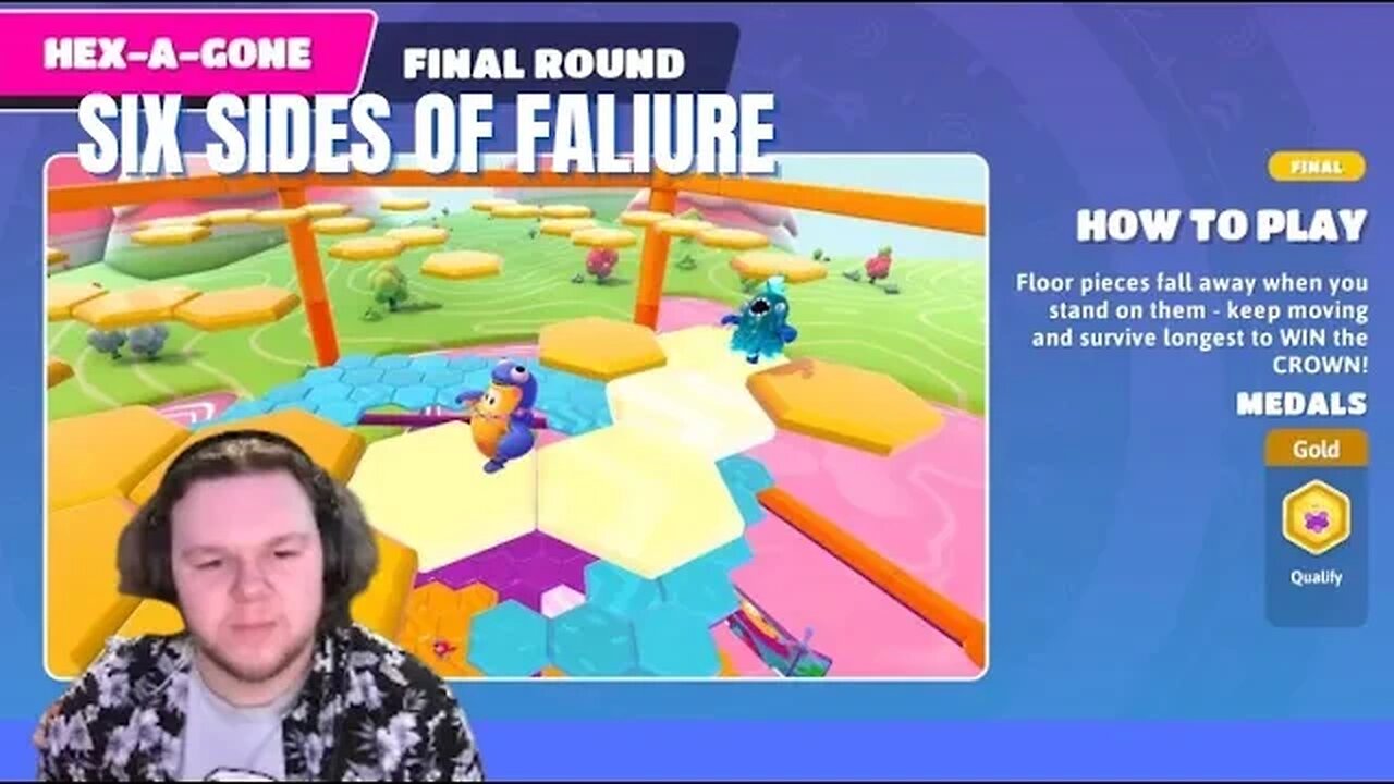 SIX SIDES OF FALIURE | Fall Guys w/th @joshfulkersongaming