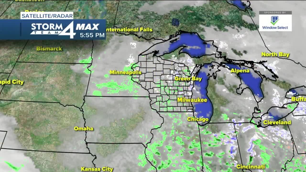The wintery mix moves out, cold night ahead
