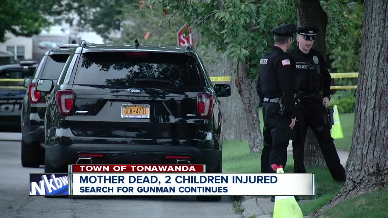 Town of Tonawanda Police search for person who shot two children, killed mother