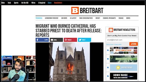 Catholic Priest Murdered By Migrant, Released After Previously Setting Cathedral Ablaze!