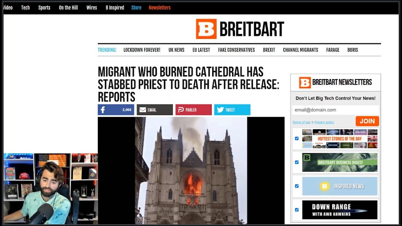 Catholic Priest Murdered By Migrant, Released After Previously Setting Cathedral Ablaze!