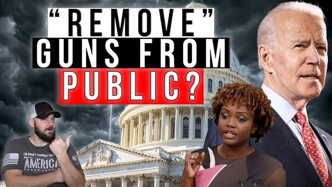 White House: Biden want's to "remove" guns from population? The true motivations always bubble out..