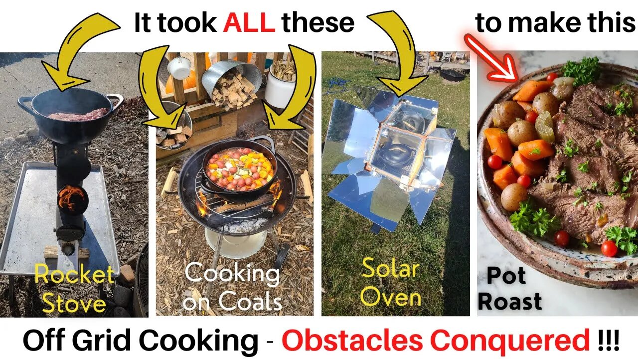 Off Grid Cooking - Pot Roast (Obstacles Conquered)
