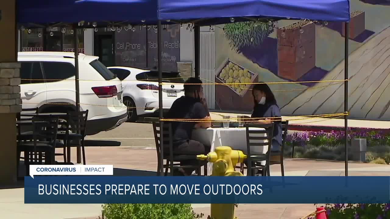 Business prepare to move outdoors ahead of tier decision