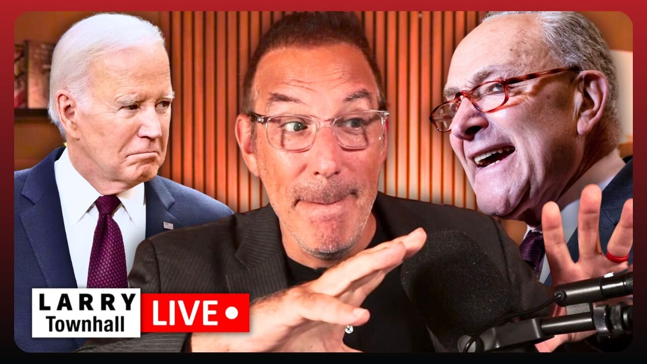 🚨 BREAKING: Chuck Schumer BEGS BIDEN to STEP DOWN in SECRET MEETING! | Larry Live!